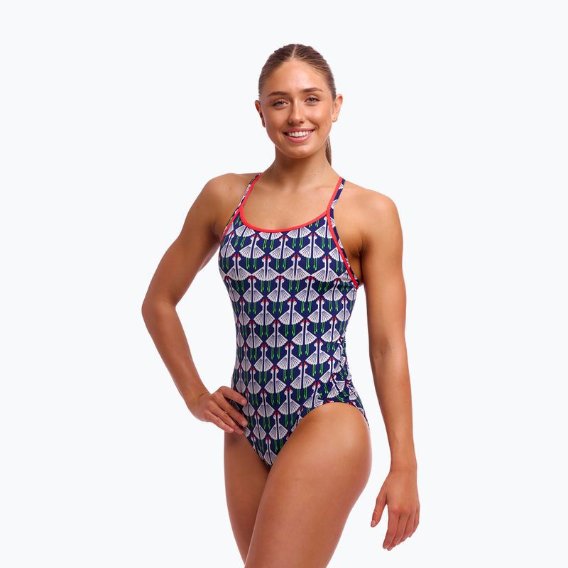 Дамски бански Funkita Diamond Back One Piece Sitting Duck 3