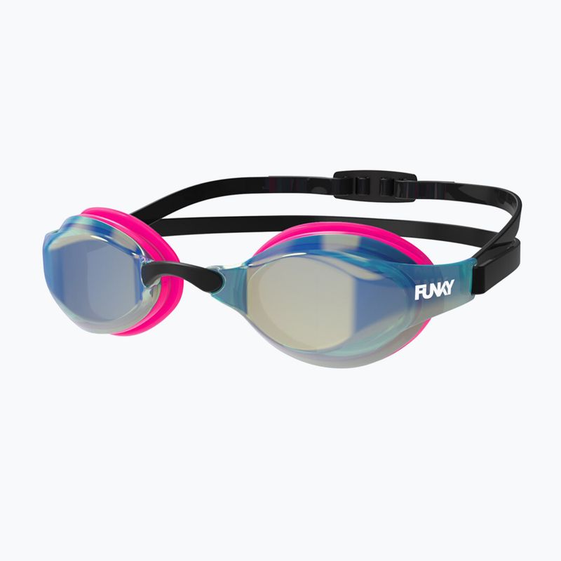 Очила за плуване Funky XT Machine Mirror pink shadow