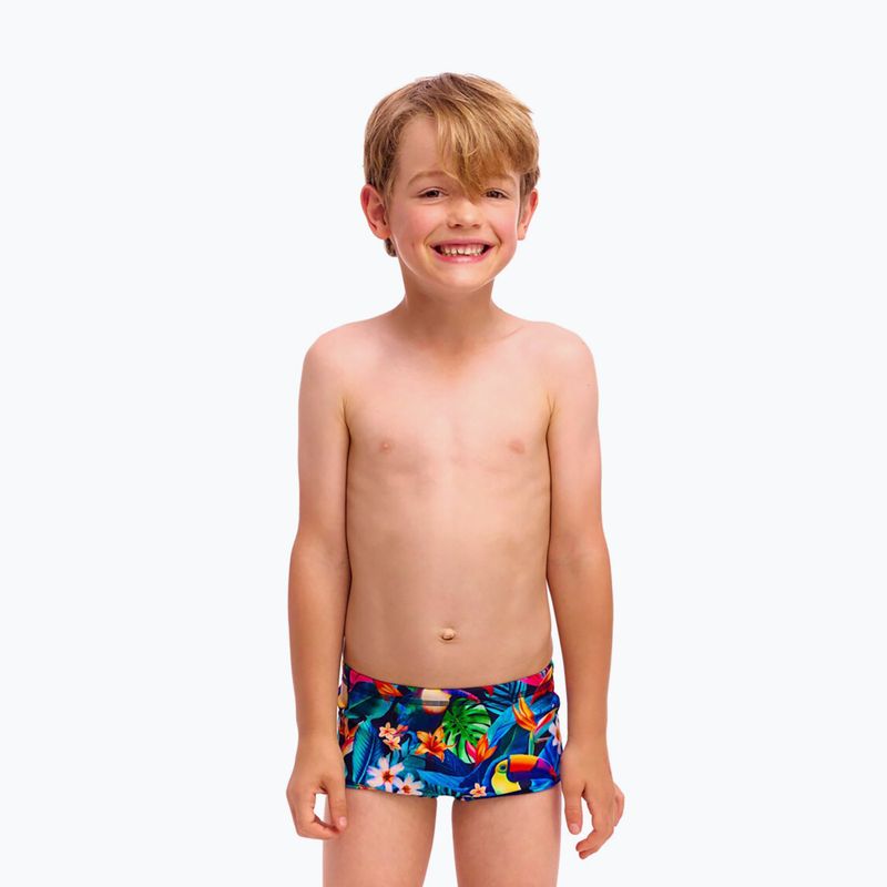 Детски боксерки за плуване Funky Trunks Printed Trunks birdie wordie 2