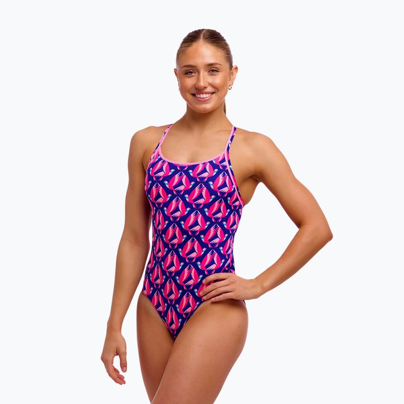 Дамски цял бански костюм Funkita Diamond Back One Piece ho hum 2