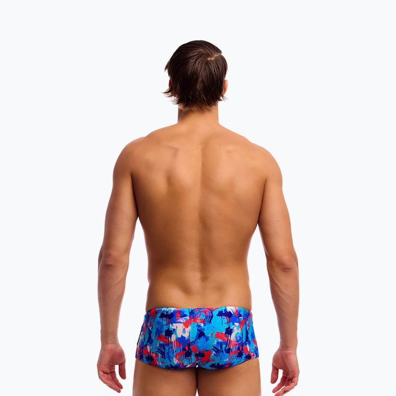 Мъжки плувни боксерки Funky Trunks Sidewinder Trunks messy messy messy 3