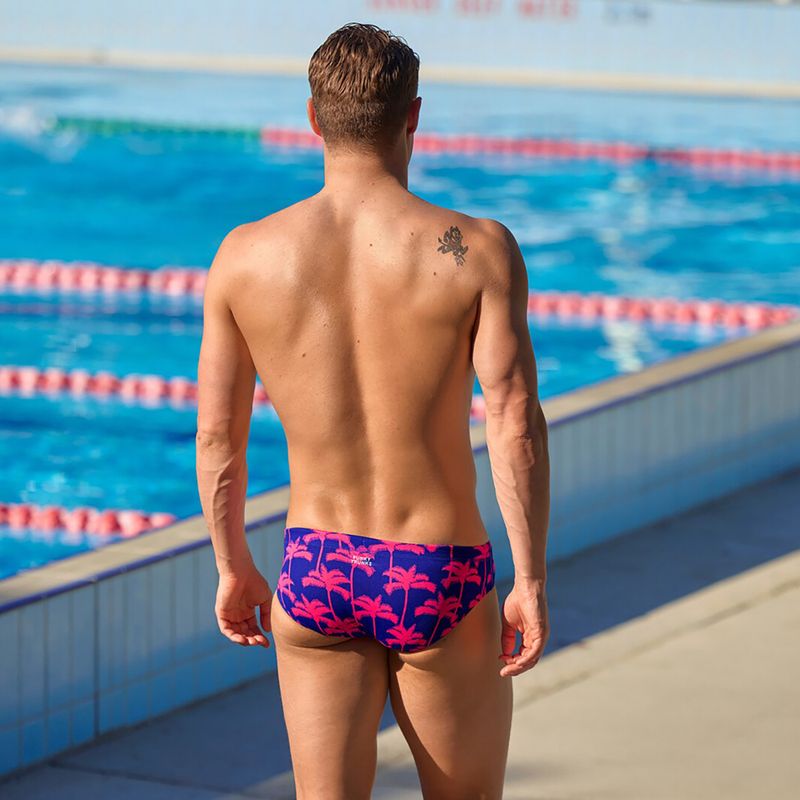Мъжки слипове за плуване Funky Trunks Classic Brief pinky palms 5