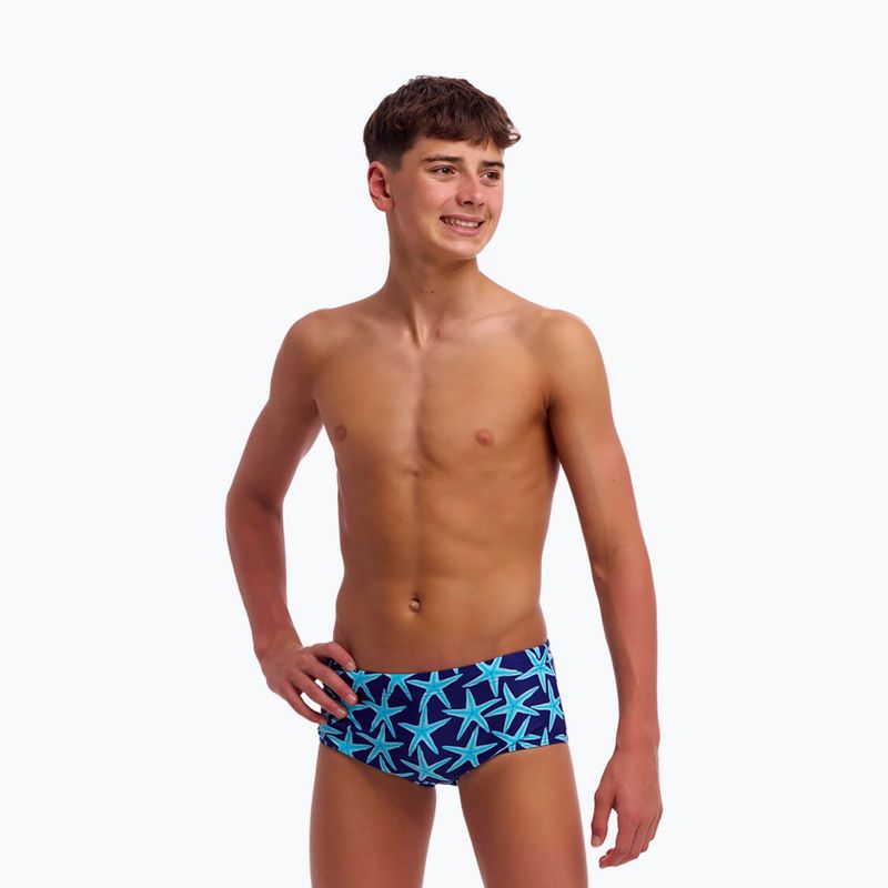 Детски боксерки за плуване Funky Trunks Sidewinder Trunks see stars 2