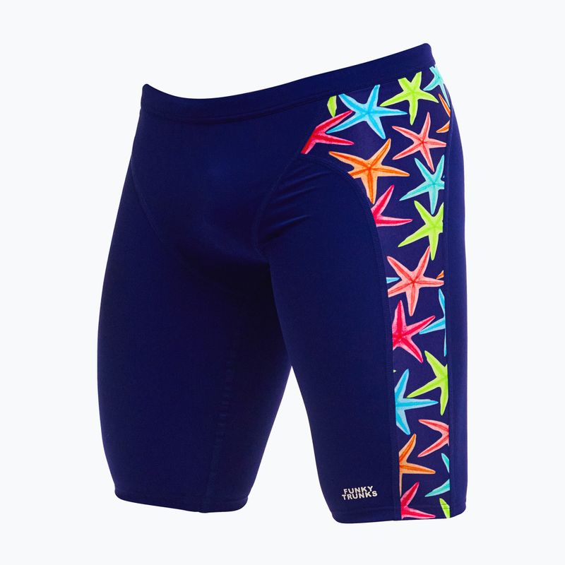 Мъжки шорти за плуване тип клин Funky Trunks Training Jammers starry night