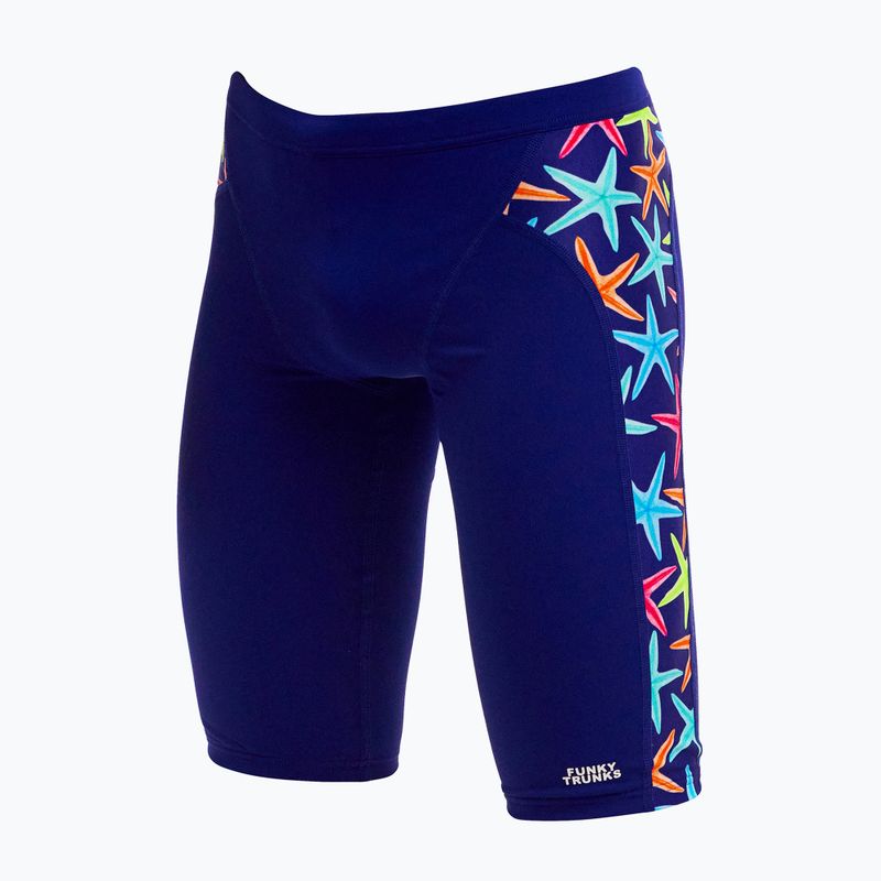 Детски шорти за плуване тип клин Funky Trunks Training Jammers starry night