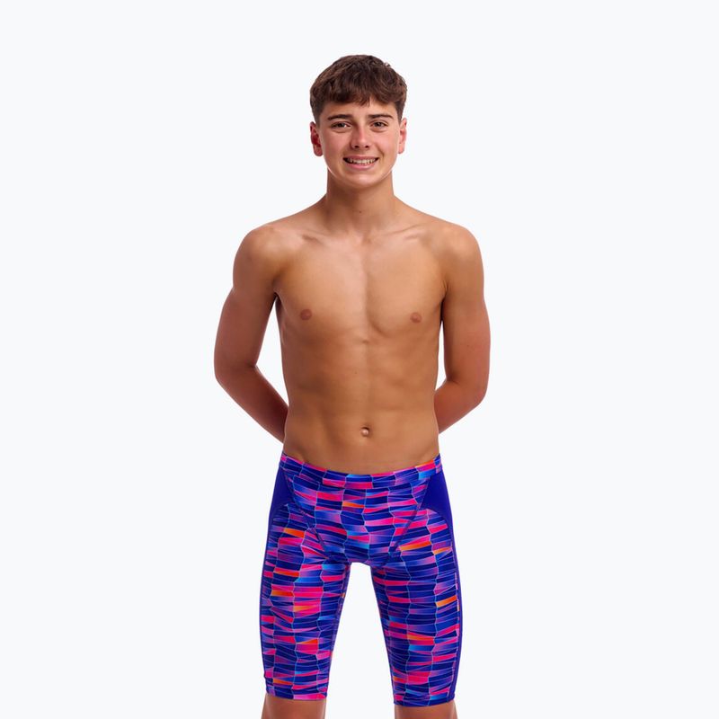 Детски плувни джамери Funky Trunks Training Jammers warped waves 2