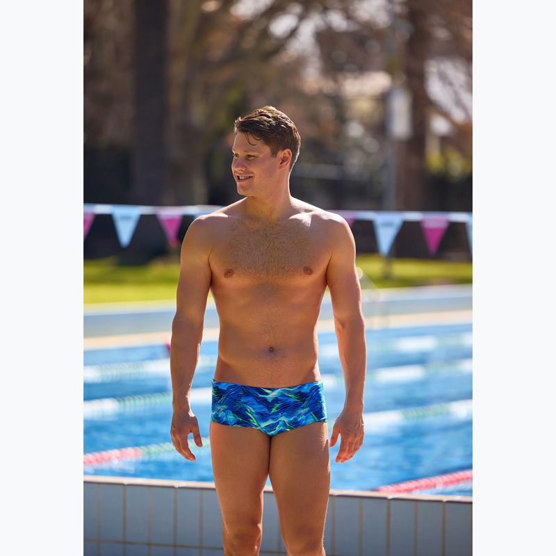 Мъжки плувни боксерки Funky Trunks Sidewinder Trunks storm chaser 5