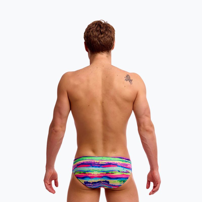 Мъжки бански слипове Funky Trunks Classic Brief paint patch 2