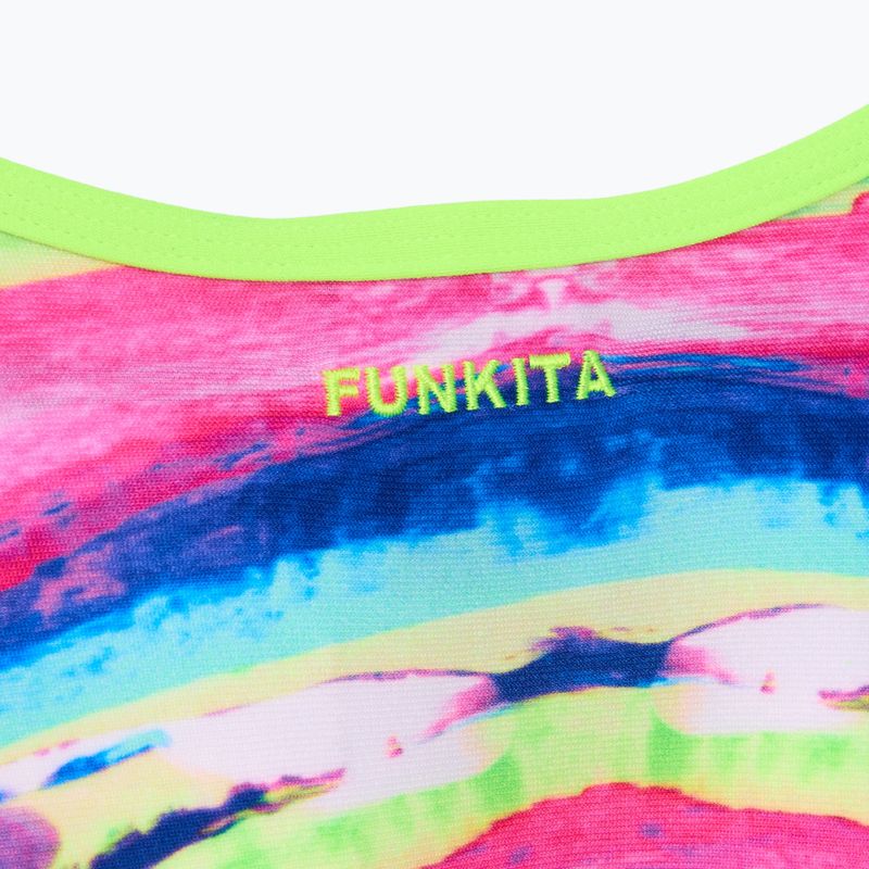 Цял бански костюм Funkita Single Strength One Piece paint patch 3