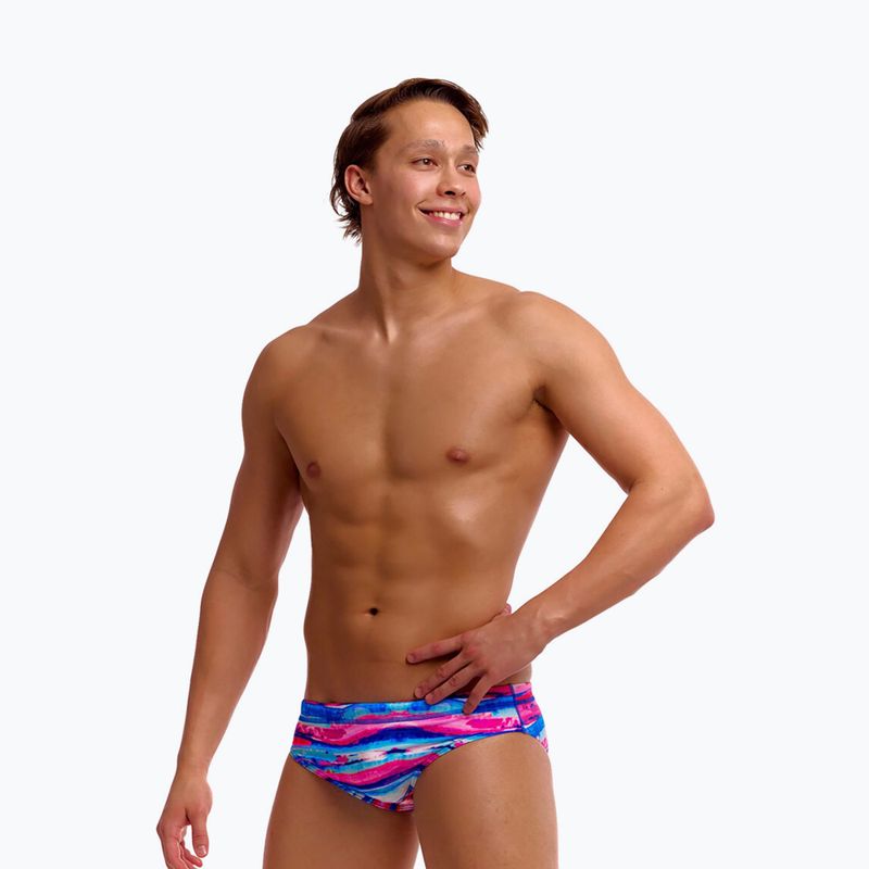 Мъжки бански слипове Funky Trunks Classic Brief colour cutaway 3
