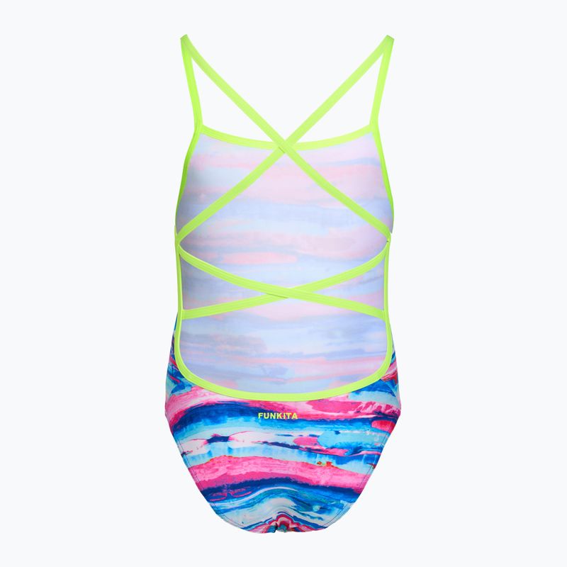 Цял бански костюм Funkita Strapped In One Piece colour cutaway 2