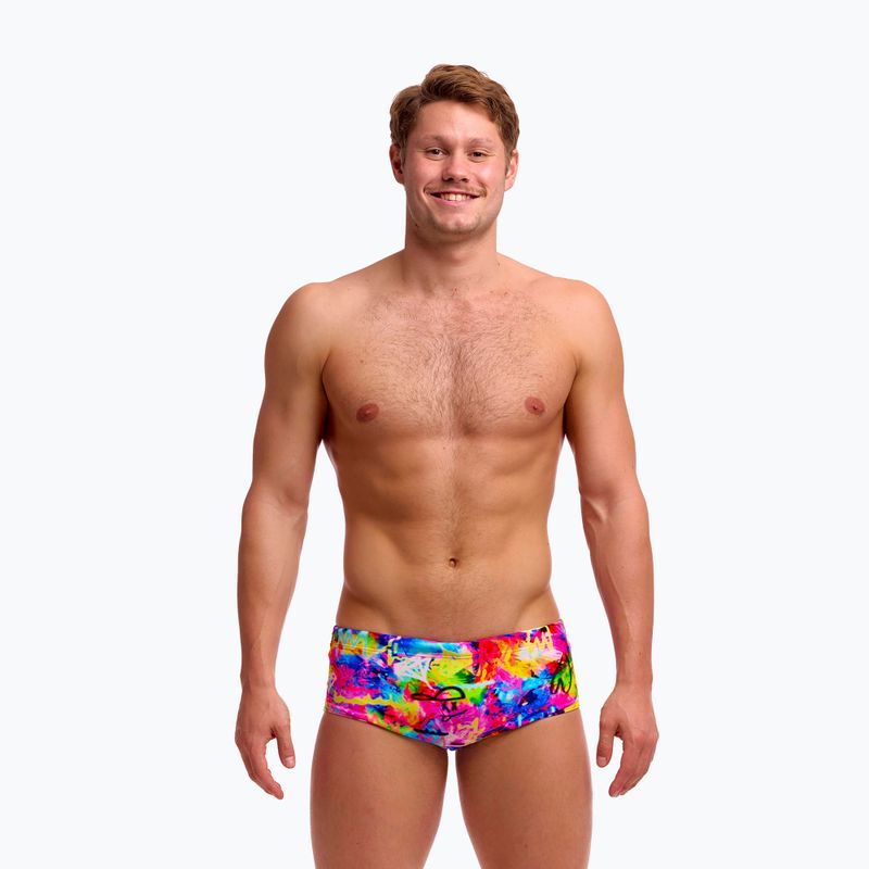 Мъжки плувни боксерки Funky Trunks Sidewinder Trunks tag her 2