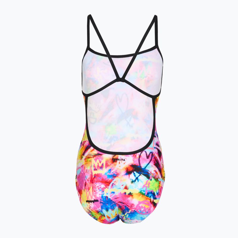 Дамски цял бански костюм Funkita Single Strap One Piece tag her 2