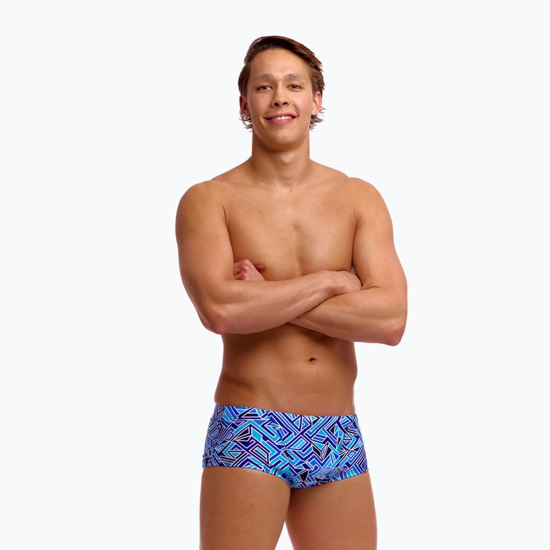 Мъжки боксерки за плуване Funky Trunks Classic Trunks blue bits 2
