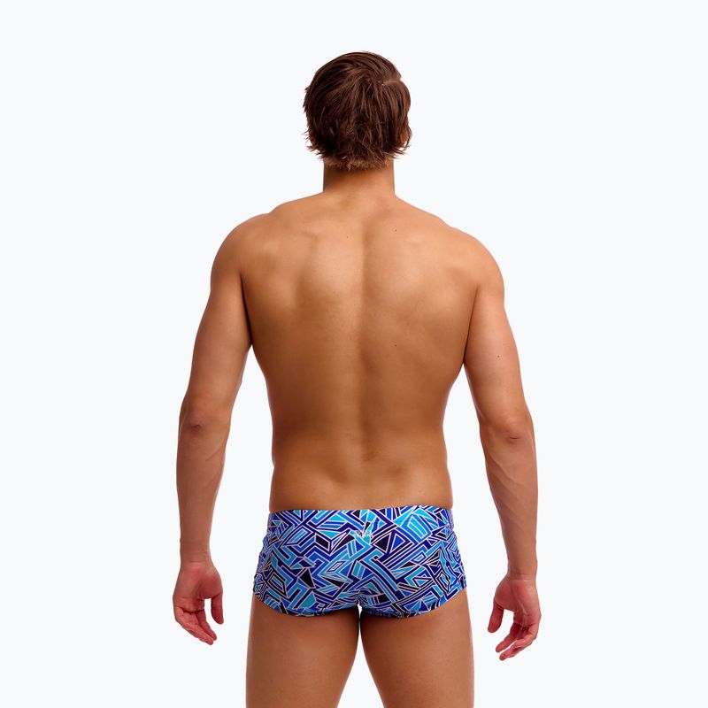 Мъжки плувни боксерки Funky Trunks Classic Trunks blue bits 3