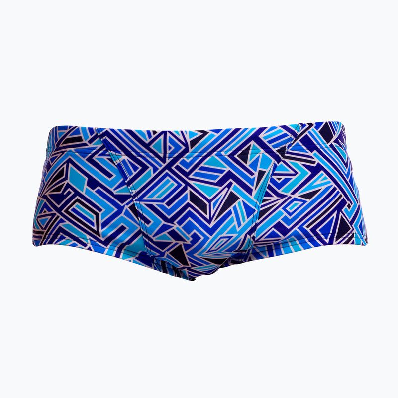 Мъжки плувни боксерки Funky Trunks Classic Trunks blue bits 4