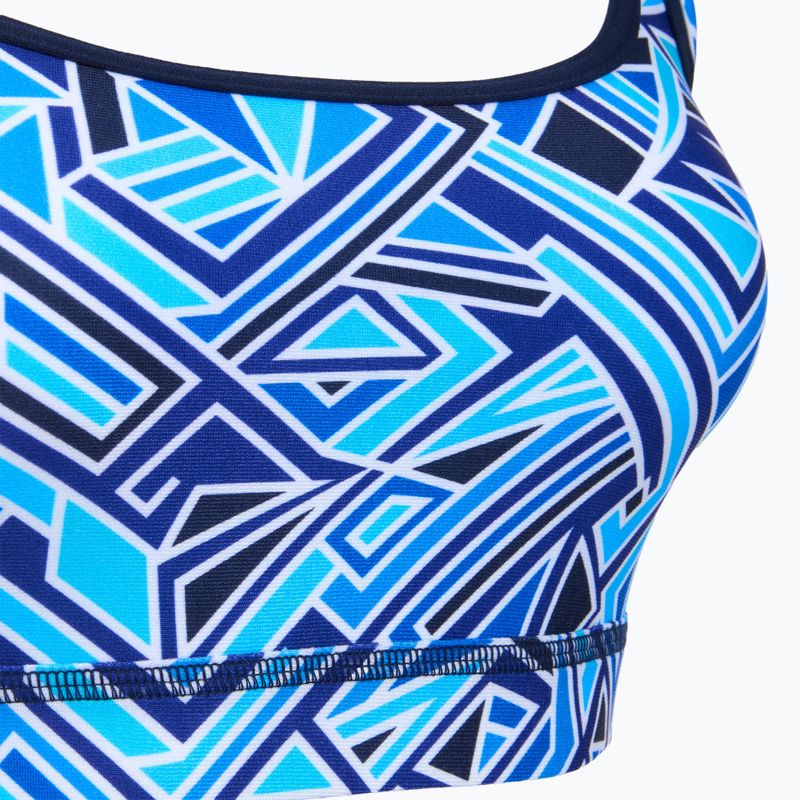 Горнище на бански костюм Funkita Sports Top blue bits 3