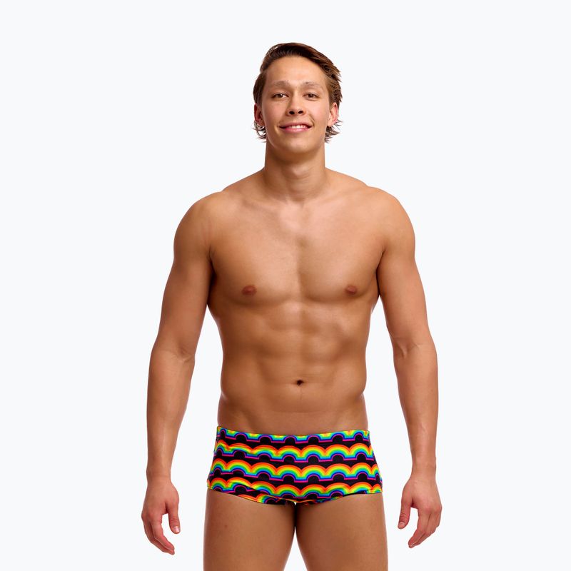 Мъжки боксерки за плуване Funky Trunks Sidewinder Trunks rainbowie 2