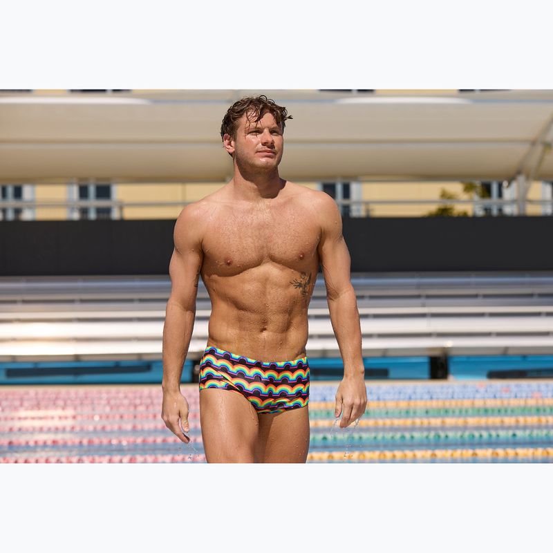 Мъжки боксерки за плуване Funky Trunks Sidewinder Trunks rainbowie 7
