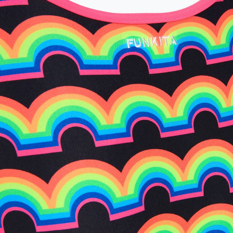 Дамски цял бански костюм Funkita Diamond Secure One Piece rainbowie 3