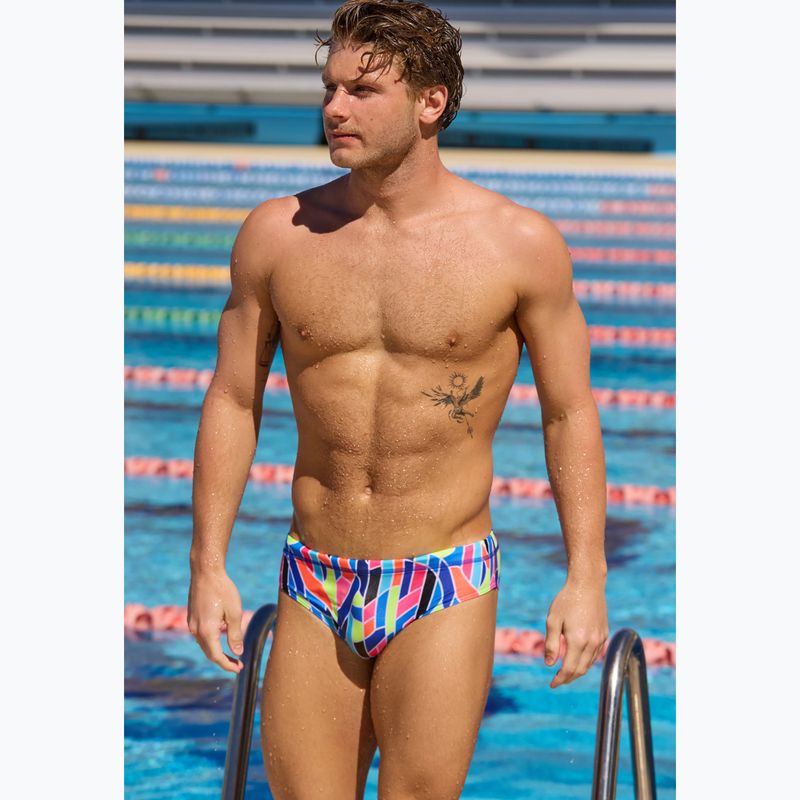 Мъжки бански слипове Funky Trunks Classic Brief fault lines 5