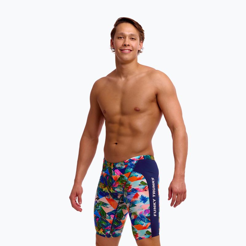 Мъжки плувни джамери Funky Trunks Training Jammers palm prism 2