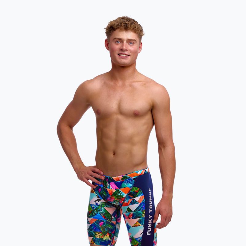 Детски плувни джамери Funky Trunks Training Jammers palm prism 2