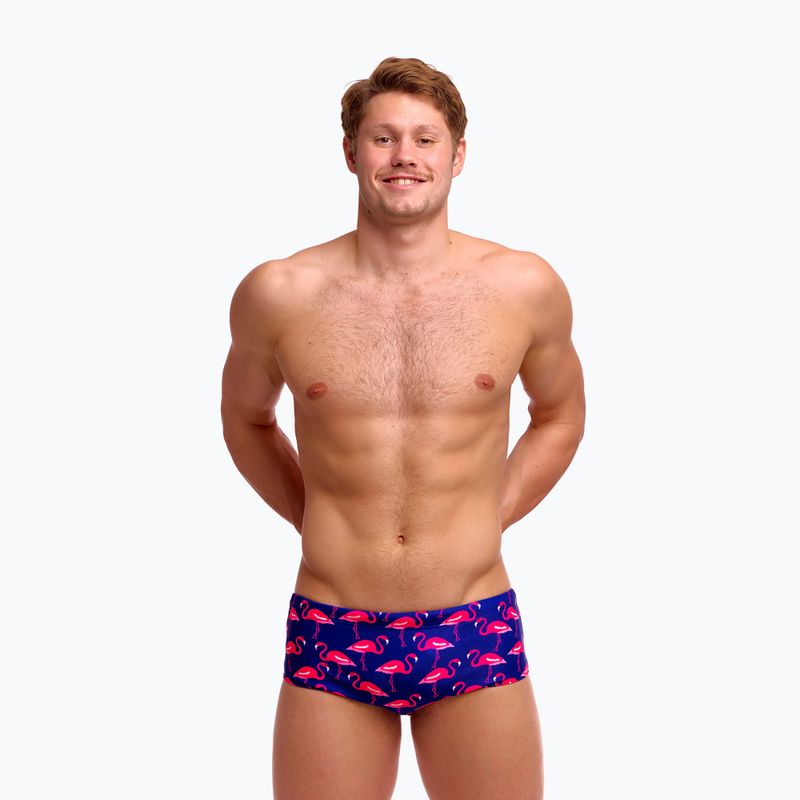 Мъжки плувни боксерки Funky Trunks Sidewinder Trunks flocked up 3