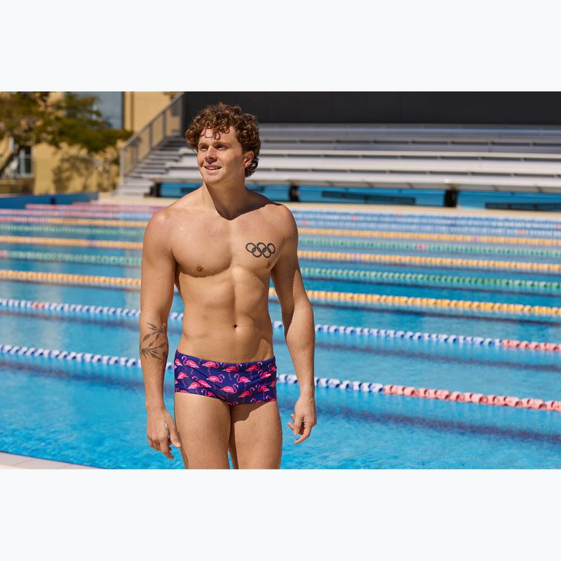 Мъжки плувни боксерки Funky Trunks Sidewinder Trunks flocked up 6