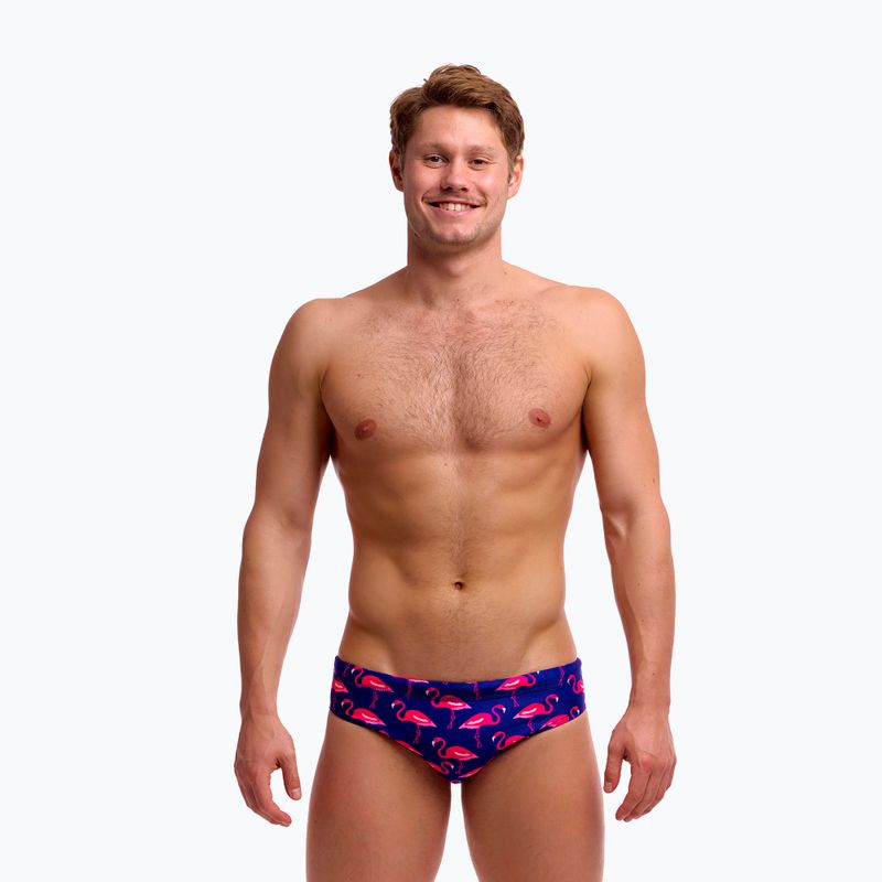 Мъжки плувни слипове Funky Trunks Classic Brief flocked up 2