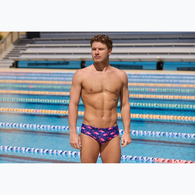 Мъжки плувни слипове Funky Trunks Classic Brief flocked up 6