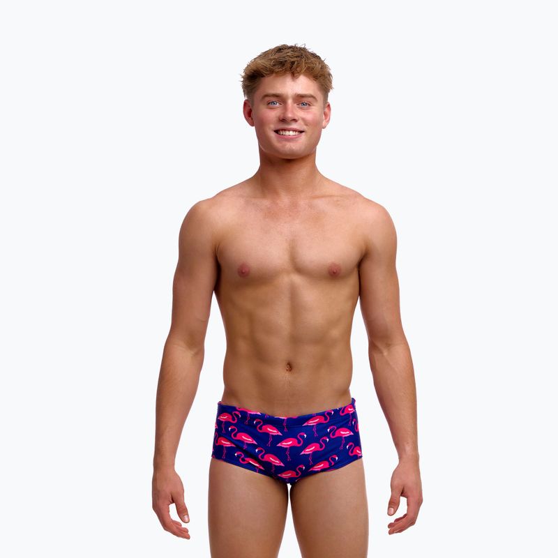 Детски плувни боксерки Funky Trunks Sidewinder Trunks flocked up 2