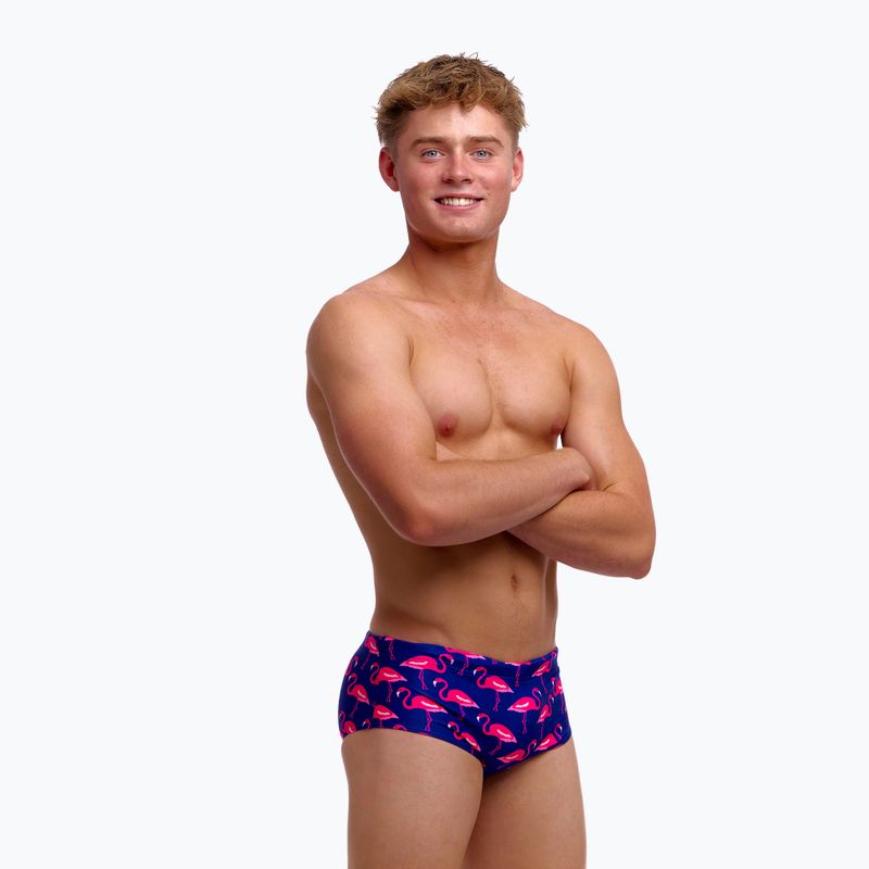 Детски боксерки за плуване Funky Trunks Sidewinder Trunks flocked up 3