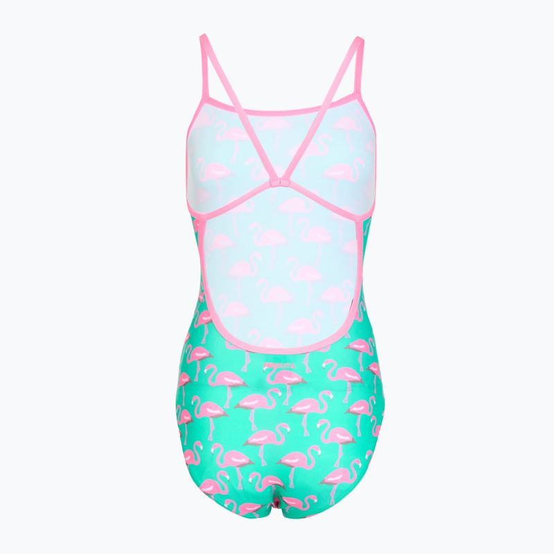Дамски цял бански костюм Funkita Single Strap One Piece go flamingo! 2