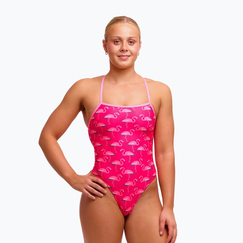 Дамски цял бански костюм Funkita Strapped In One piece flaming go gos 4