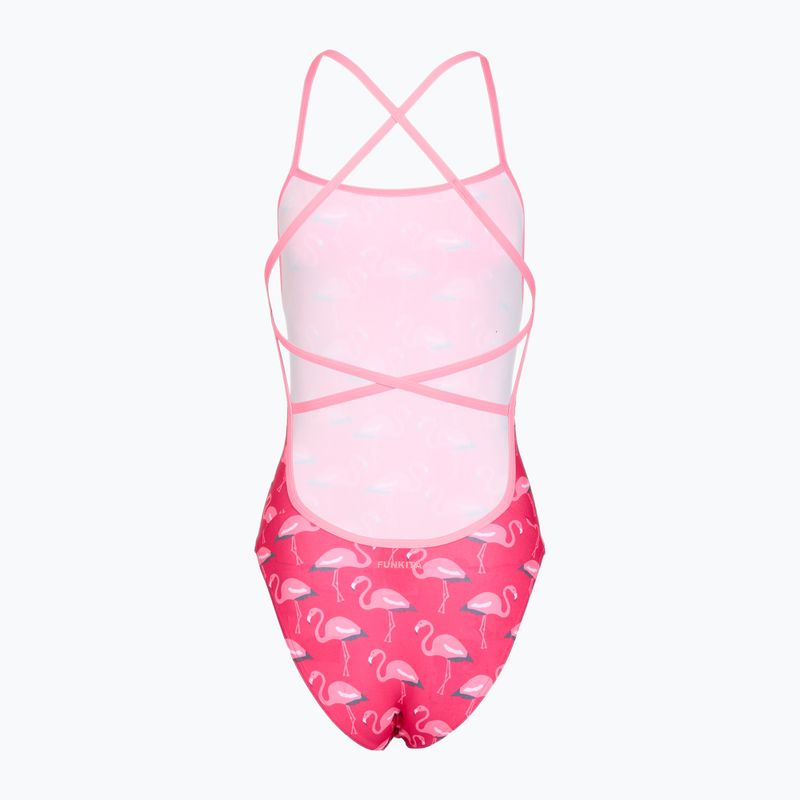 Дамски цял бански костюм Funkita Strapped In One piece flaming go gos 2