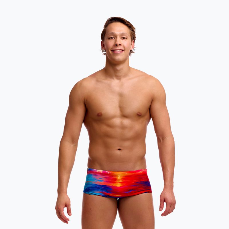 Мъжки плувни боксерки Funky Trunks Sidewinder Trunks sunset delight 2