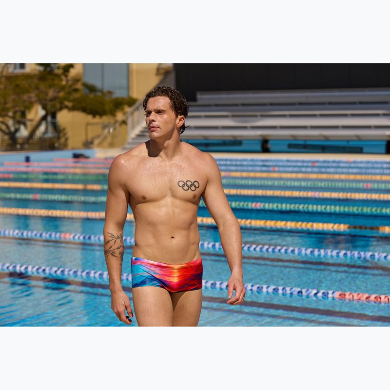 Мъжки боксерки за плуване Funky Trunks Sidewinder Trunks sunset delight 7