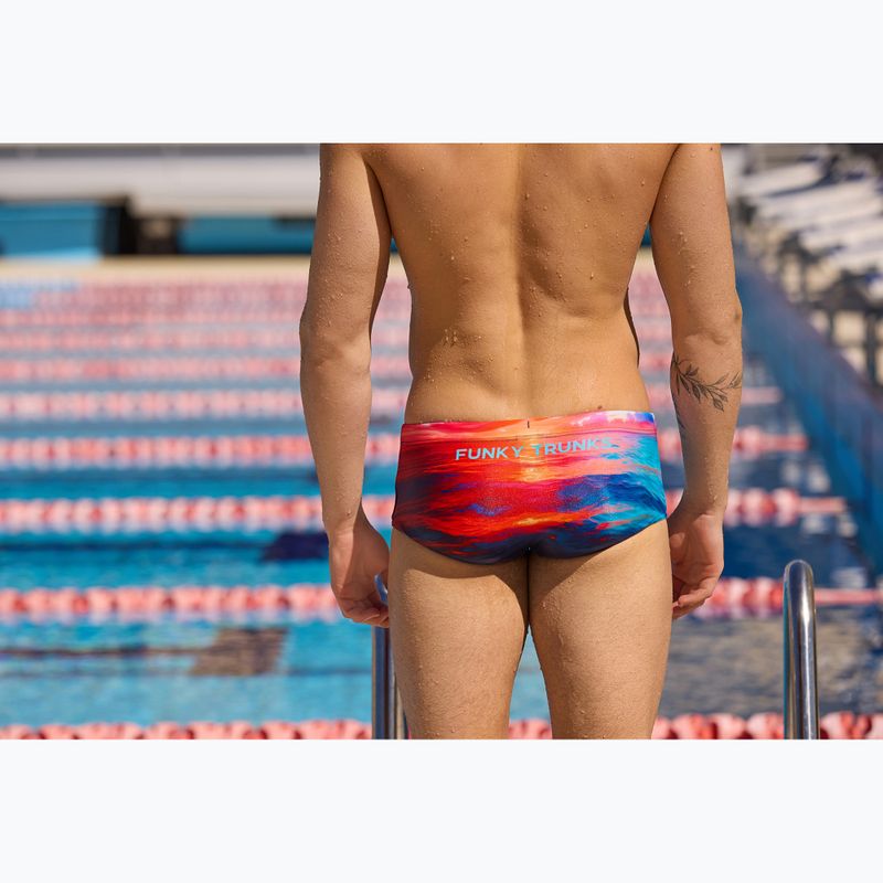 Мъжки боксерки за плуване Funky Trunks Sidewinder Trunks sunset delight 9