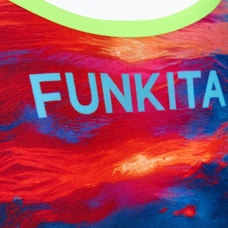 Дамски цял бански костюм Funkita Tie Me Tight One Piece sunset delight 3