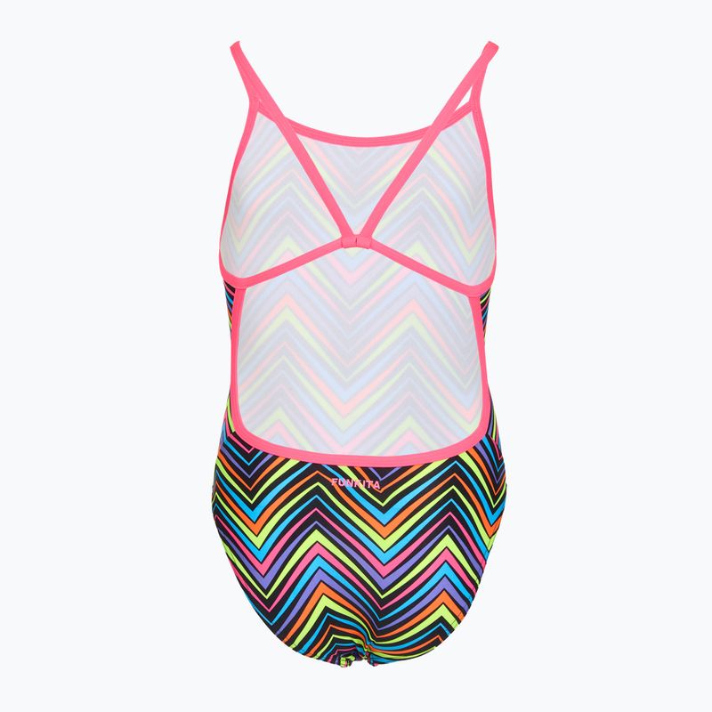 Детски цял бански костюм Funkita Single Strap One Piece up down 2