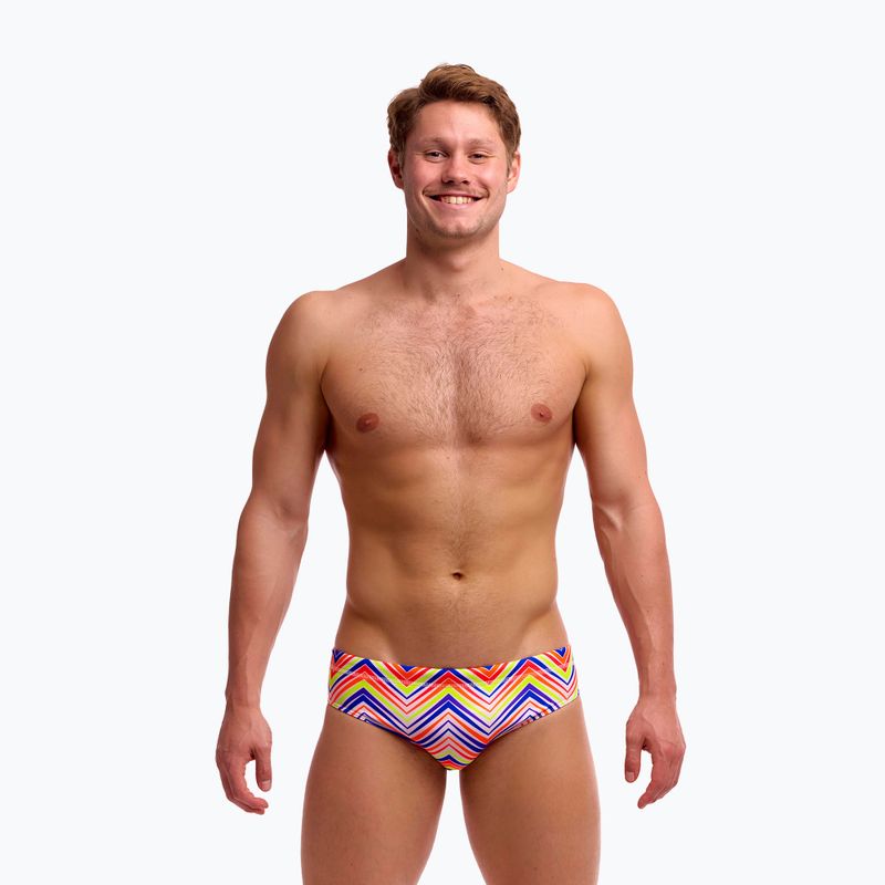 Мъжки бански слипове Funky Trunks Classic Brief down up 2