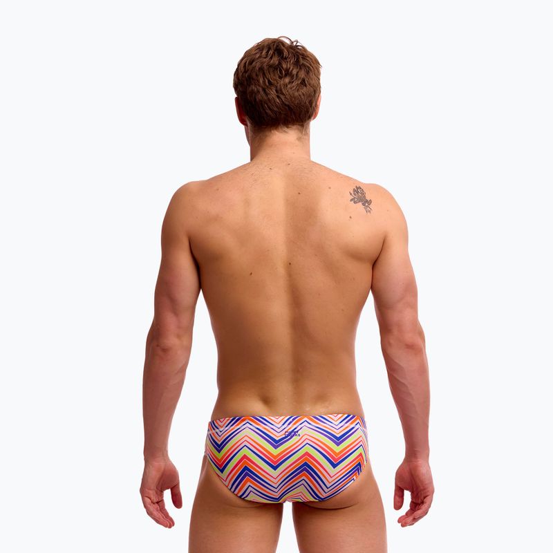 Мъжки плувни слипове Funky Trunks Classic Brief down up 4