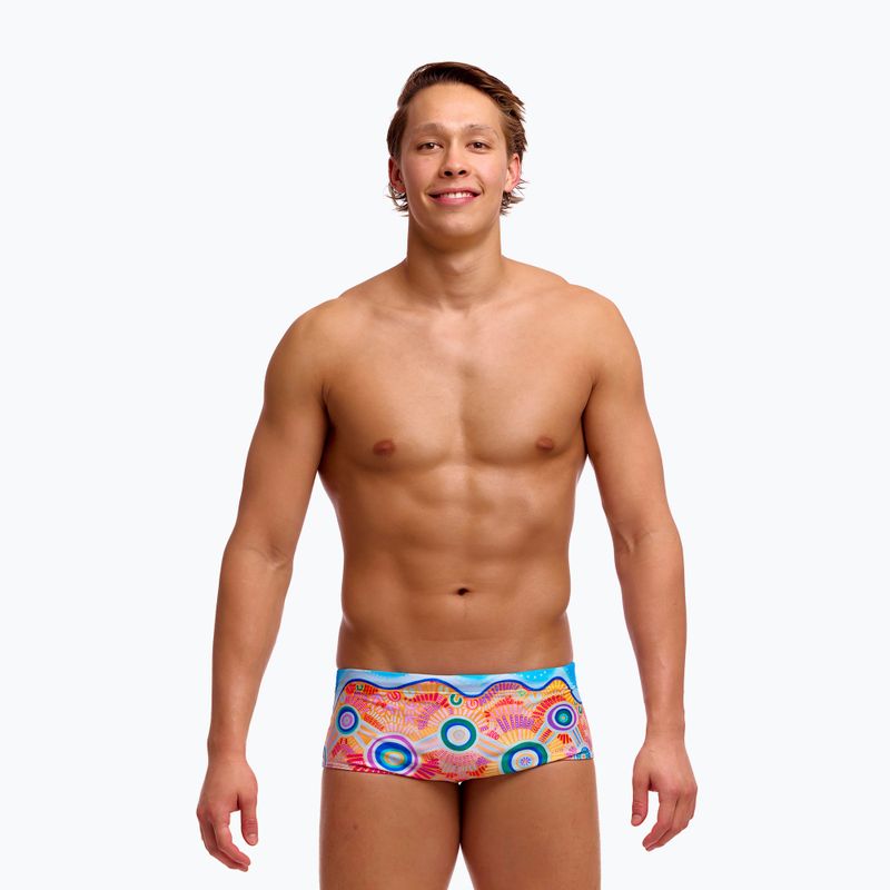 Мъжки плувни боксерки Funky Trunks Sidewinder Trunks kulin colour 2