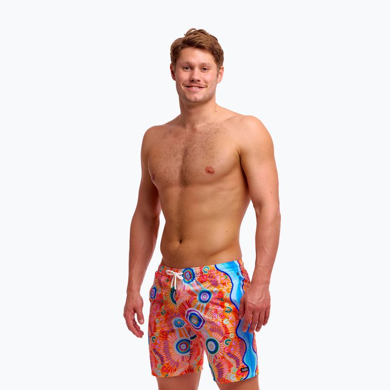 Мъжки бански шорти Funky Trunks Long Johnny Short kulin colour 4