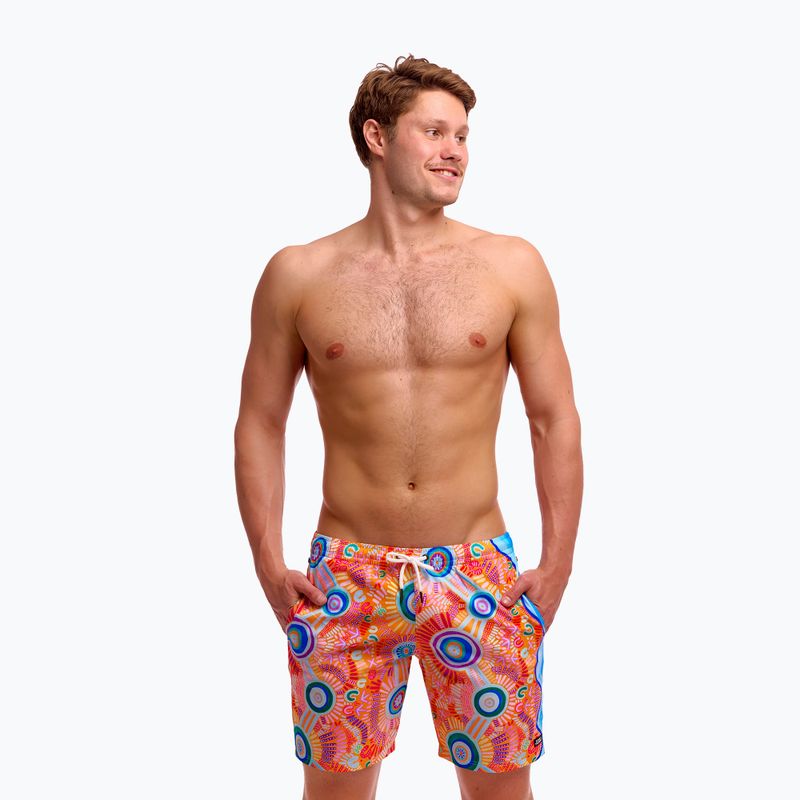 Мъжки бански шорти Funky Trunks Long Johnny Short kulin colour 3