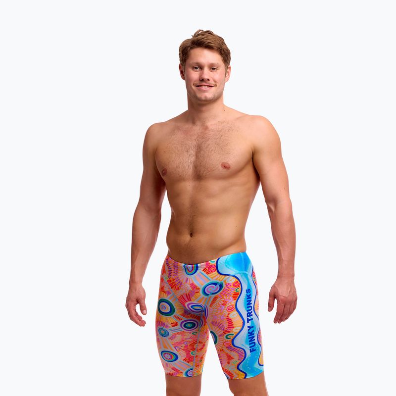 Мъжки плувни шорти тип клин Funky Trunks Fast Training Jammer kulin colour 2