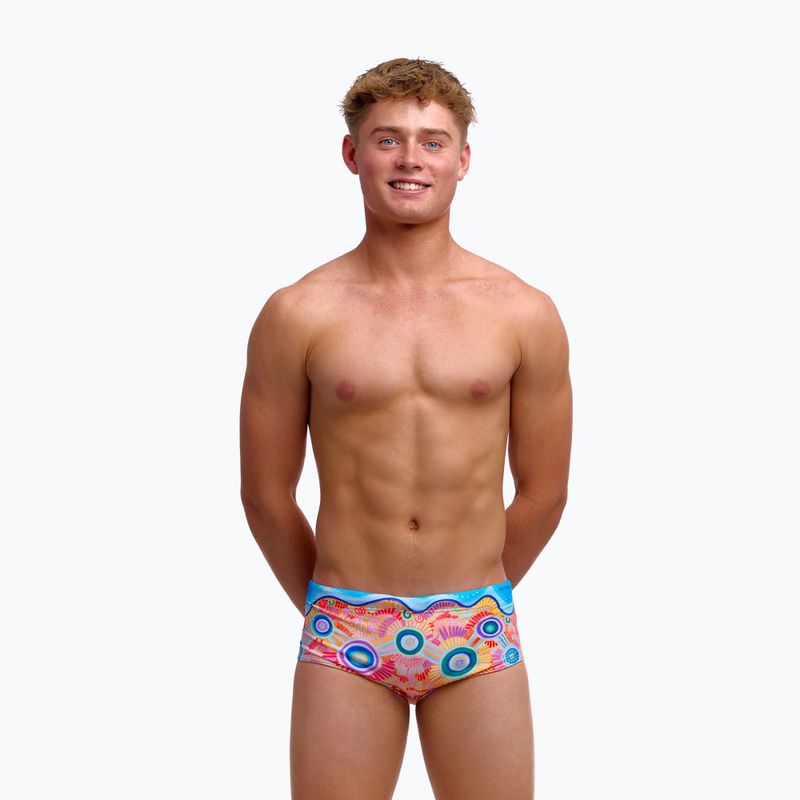 Детски боксерки за плуване Funky Trunks Sidewinder Trunks kulin colour 3