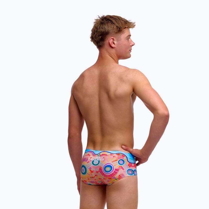 Детски плувни боксерки Funky Trunks Sidewinder Trunks kulin colour 5