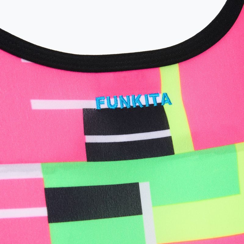 Дамски цял бански костюм Funkita Single Strap One Piece blocked again 3